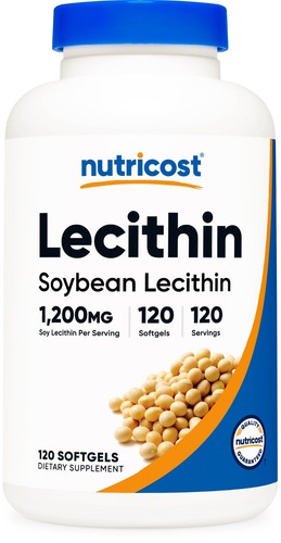 Nutricost lecithin - nutricost, (1,200mg)